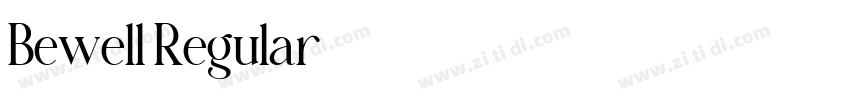 Bewell Regular字体转换